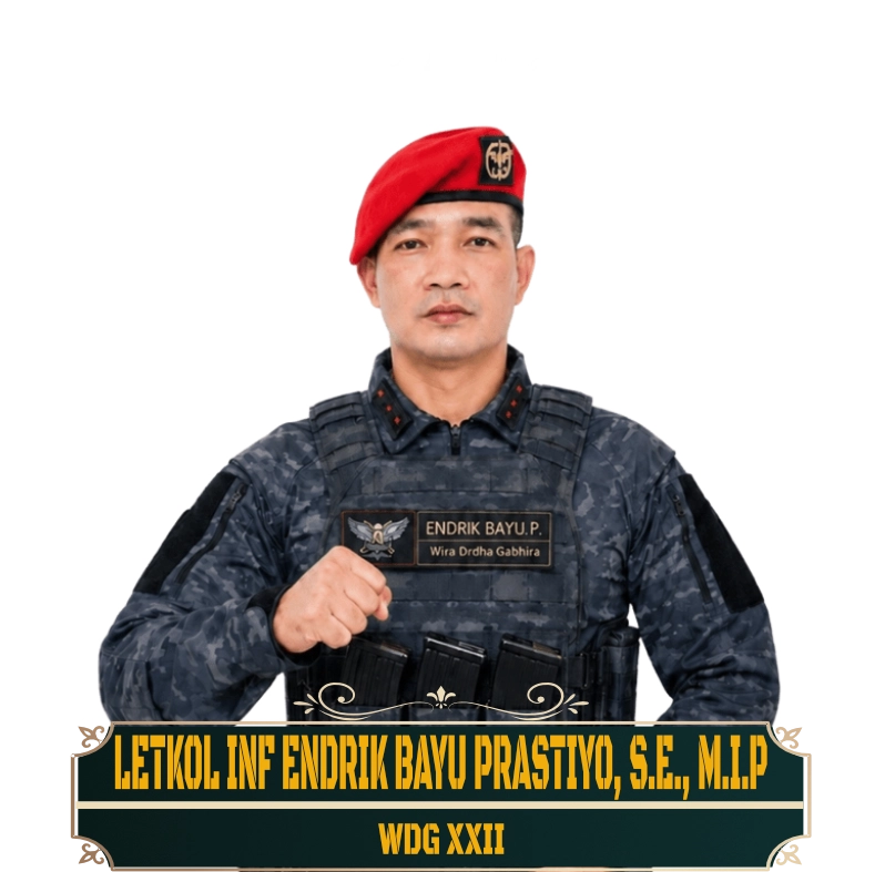 LETKOL INF ENDRIK BAYU PRASTIYO, S.E., M.I.P.